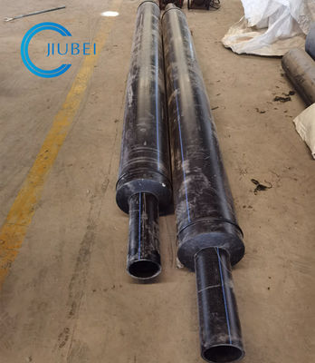 DN160 أنابيب HDPE ذاتية التجريف ذات التعويم الذاتي مع رغوة عالية الكثافة مملوءة