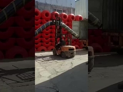 أورنج أو صفراء HDPE أنابيب العائمة مع مرونة جيدة مقاومة الشيخوخة > 150N الطفو