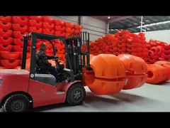 عوامات أنابيب HDPE المتينة لمشاريع التجريف