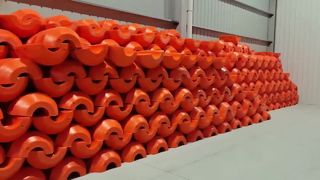 عوامات أنابيب HDPE متينة للمياه القاسية