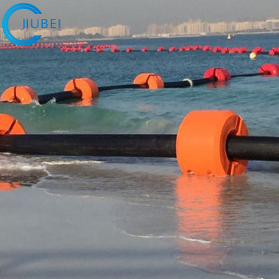 البلاستيك HDبولي ايثيلين الأنابيب العائمة الثقيلة متعددة الاستخدامات لخرطوم الكابلات يطفو جهاز ضخ نعرات