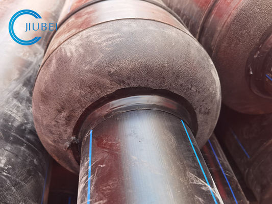 DN160 أنابيب HDPE ذاتية التجريف ذات التعويم الذاتي مع رغوة عالية الكثافة مملوءة
