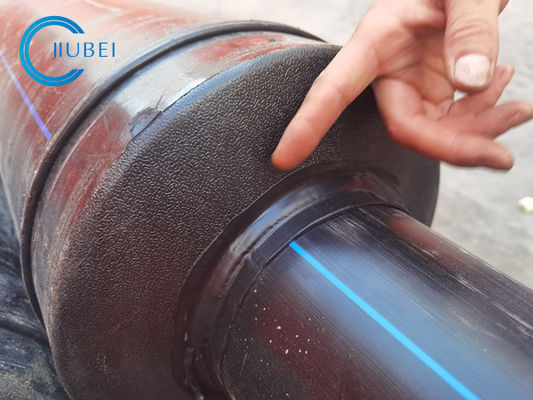 DN160 أنابيب HDPE ذاتية التجريف ذات التعويم الذاتي مع رغوة عالية الكثافة مملوءة