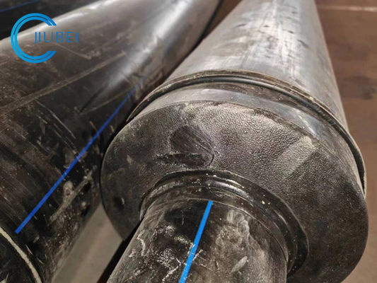 DN160 أنابيب HDPE ذاتية التجريف ذات التعويم الذاتي مع رغوة عالية الكثافة مملوءة