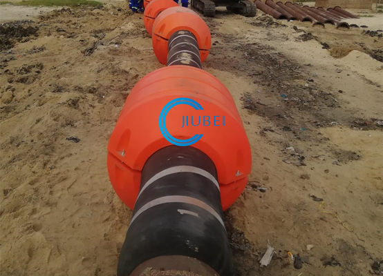 البحر / النهر / البحيرة ثقيلة المقاومة للأشعة فوق البنفسجية أنابيب تعويم الأنابيب تعويم الياقات لتفريغ خط الأنابيب