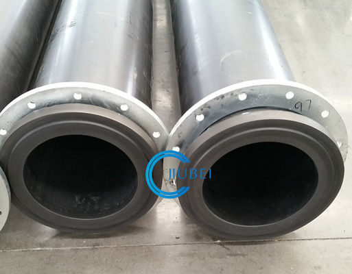 الأطراف الفولاذية المقاومة للارتداء أنبوب Uhmwpe للتجريف أنبوب Uhmwpe مع مقاومة للتآكل