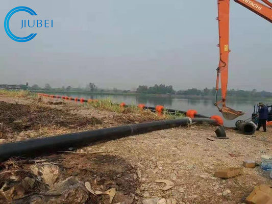 أنبوب التجريف الأسود UHMWPE للتطبيقات البحرية والتعدين