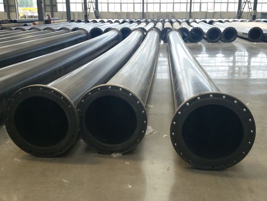 أنابيب السلل UHMWPE المتصلة بالفلنج القوي للغاية للتجريف