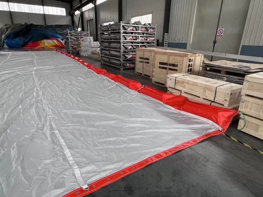 مكافحة التآكل سيلت ستائر 25٪ إطالة 60-130KN / م قوة السحب مادة PVC / المطاط