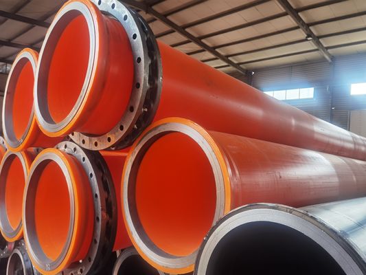أنابيب HDPE خفيفة الوزن ومقاومة للتآكل الكيميائي ومقاومة للتآكل لسهولة النقل
